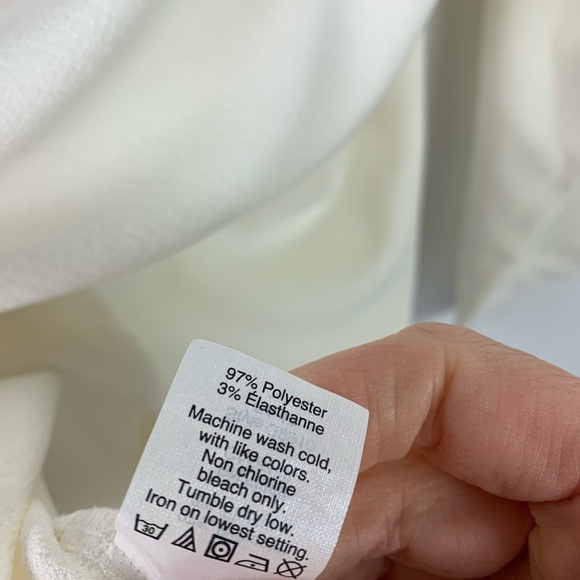 NWT Madewell Button Shoulder Ivory Top Blouse Size XS Capsule preppy romantic - Picture 4 of 7